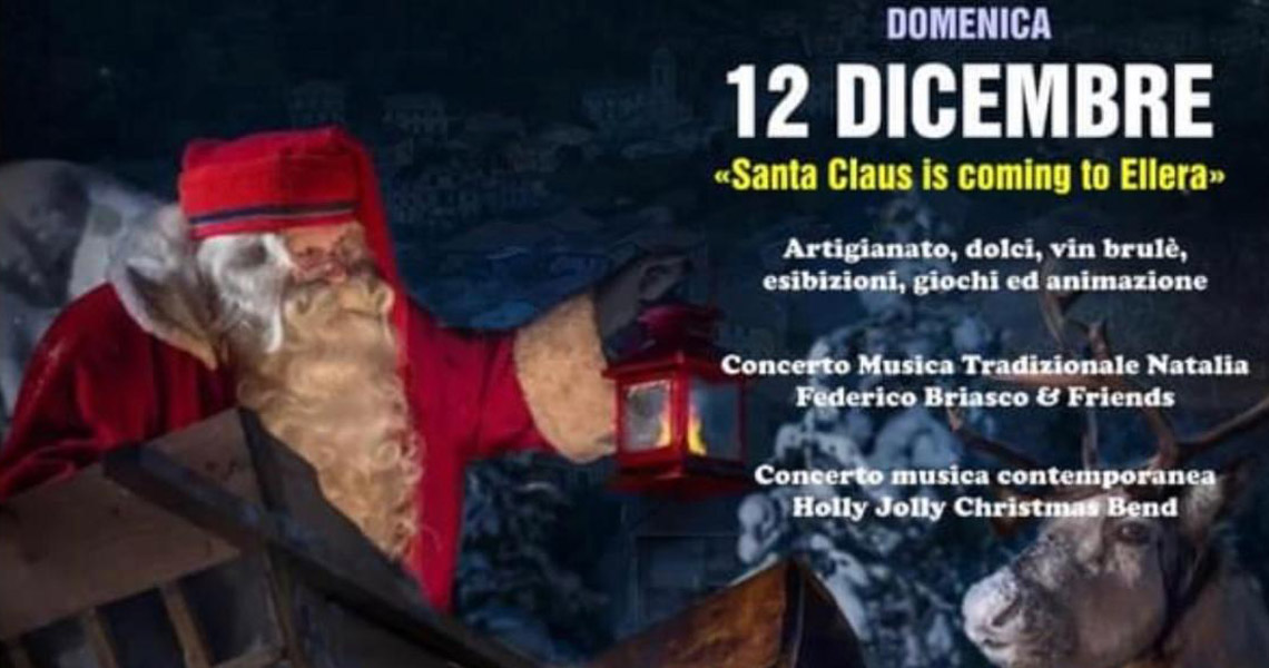 Babbo Natale arriva ad Ellera